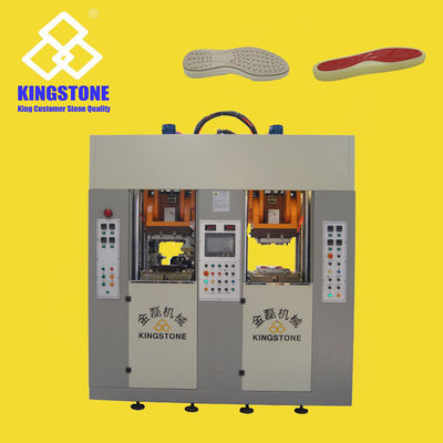 Automatic Vertical Rubber TPU TR PVC Shoe Sole Injection Machine 2 Stations