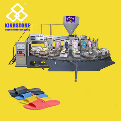 Automatic Rotary Sandals Making Machine 24 Station Air Blowing
