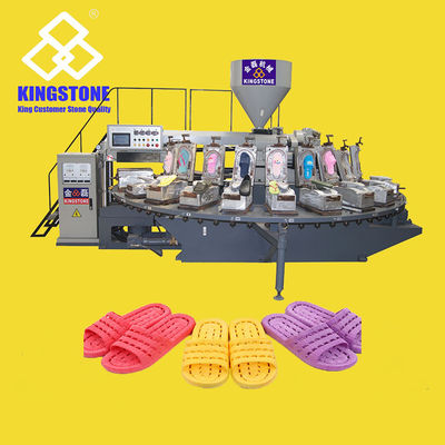 Pvc Slipper Making Machine For Women 24 Station Air Blow