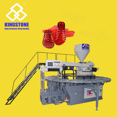 Nacked Plastic Shoe Manufacturing Slipper Moulding Machine Equipment 220v / 380v