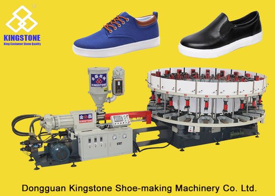 Single Color DIP Canvas Shoes String - Lasted PVC Shoes Making Machine