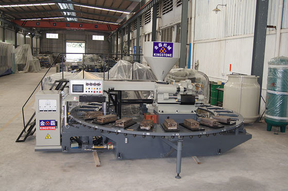 12 16 20 Stations Mono Color PVC Sole Making Machine For Women Sport Shoes