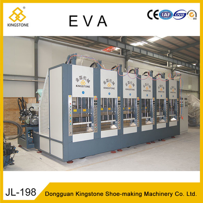 Six Stations Plastic Shoes Injection Molding Machine For EVA Slipper Soles Making