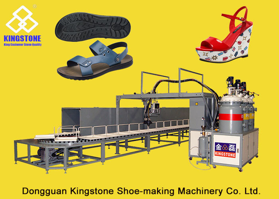 PU Injection Moulding Machine , Polyurethane Foam Machine For High Heel Shoes