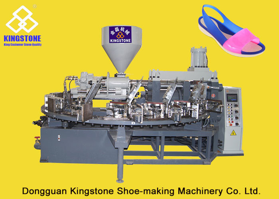 Automatic Rotary One Color Sandal Making Machine For Plastic Jelly Shoes