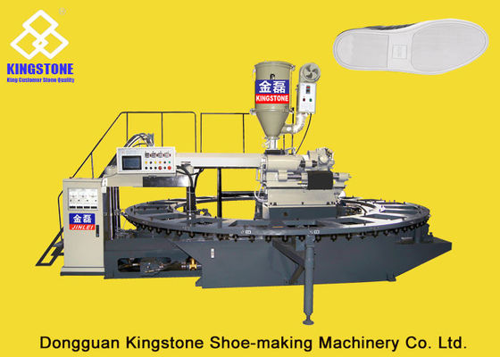 1 People Operate Single Color TPU TPR Sole Making Machines 10/12/16/20/24/30 Stations