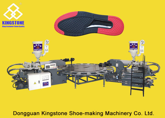Double Color PVC Sole  Injection Machine For Sports Shoes Outsole Making