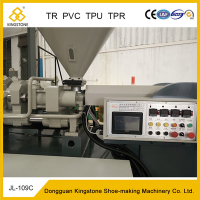 1 People Operate Single Color TPU TPR Sole Making Machines 10/12/16/20/24/30 Stations