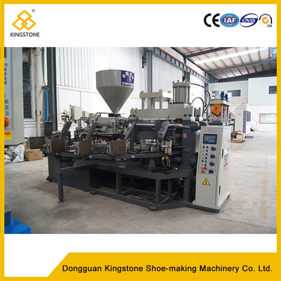 Vertical Screw PVC Foam Injection Molding Machine , Plastic Chappal Making Machine 