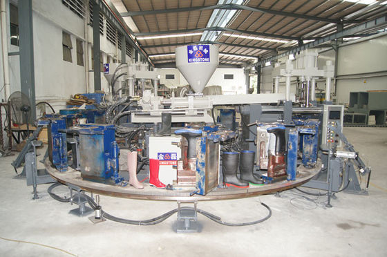 Recyclable Kids Women Men Boot Making Machine 12 Stations With Mold Air - Blowing Device