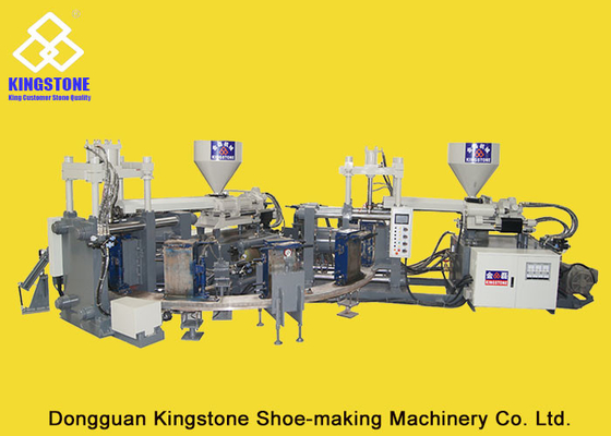 One / Two Color PVC Boots Making Machine , Plastic Rain Boots Factory Production Line 