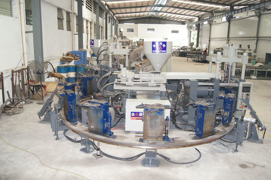 One / Two Color PVC Boots Making Machine , Plastic Rain Boots Factory Production Line 