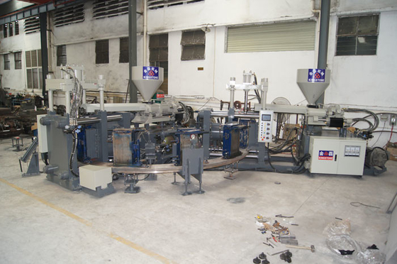 Automatic Rain Shoes Making Machine Production Line , Rotary Injection Molding Machine