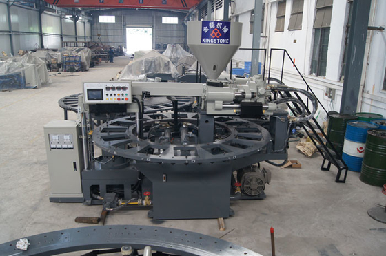 20 Stations Rotary 3 Color Automatic Plastic Sandals Shoes Making Machine