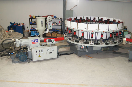 Automatic Sneaker Direct Injection PVC Shoes Making Machine Single Color