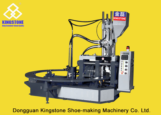 Vertical Screw PVC Foam Injection Molding Machine , Plastic Chappal Making Machine 