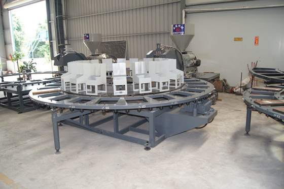 12/16/20/24 Stations Rotary leather shoes PP insole Injection Molding Machine With Quick Production Rate