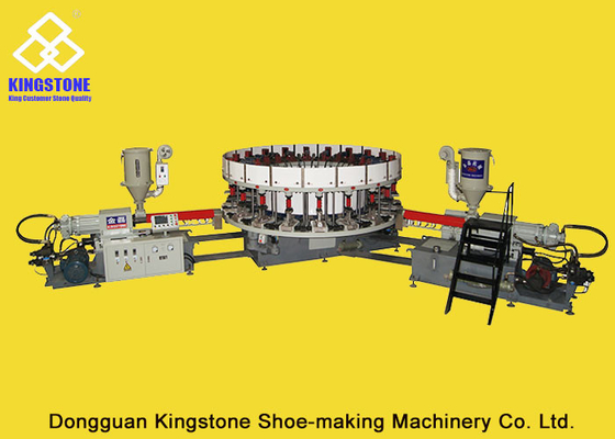 Automatic Shoe Lasting Machine , Pvc Sole Direct Injection Moulding Machine
