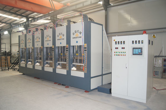 8 Stations Shoe Sole Making Machine Production Line For EVA Slipper / Sandals / Boots