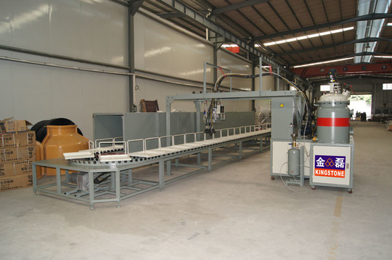 120 Stations Dual Color PU Pouring Machine Polyurethane Footwear Making Machine