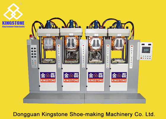 Italy Style 1 / 2 Color Shoe Sole Making Machine With 220 TON Clamping Force