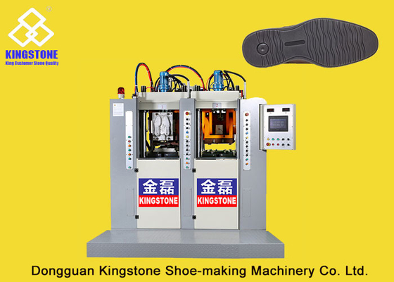 CE SGS 2 Stations Shoe Sole Making Machine 2 Color 2 Years Gurantee
