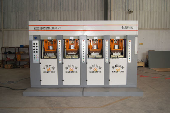 TPU TR PVC TPR Sole Moulding Machine , Vertical Plastic Injection Moulding Machine 