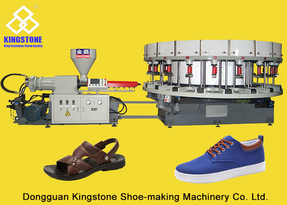 Men Sandals Direct Injection Pvc Mould Making Machine For Canvas Shoes Soles