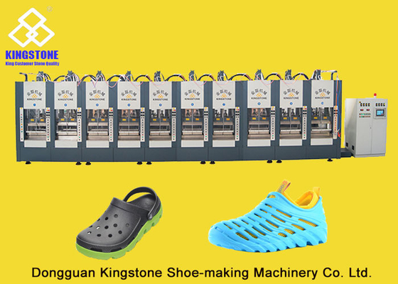 Rain Boots Plastic Chappal Making Machine , Vertical Shoe Sole Mould Making Machine