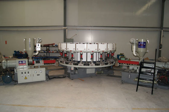 Automatic Shoe Lasting Machine , Pvc Sole Direct Injection Moulding Machine