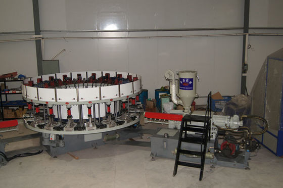 Jogging Shoe Sole Mould Making Machine , Shoe Making Production Line 2 Years Gurantee