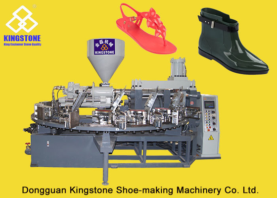 Rotary Type Women Men Plastic Shoes Making Machine 110-150 Pairs / Hour
