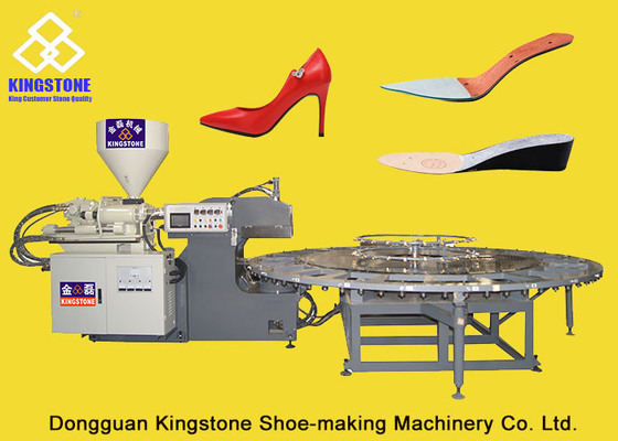 200-280 Pairs Per Hour Shoe Sole Making Machine For Wedge Heel Sandals / Boots