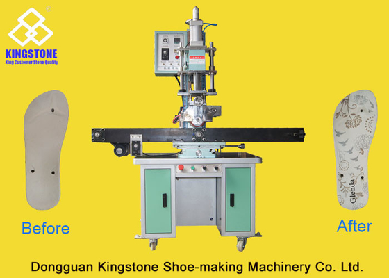 PVC EVA Slipper Printing Machine 2D Shoe Making Equipment 0.5-0.7 Bar Gas Pressure