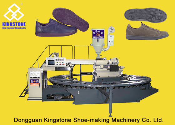 90-120 Pairs Per Hour Rotary PVC TPR Sole Making Machines For Shoe