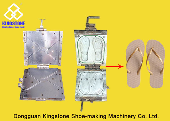 One Pair Flip Flop Mold Strap And Sole Injection Moulding Machine Aluminum Steel