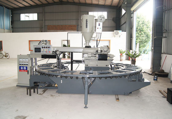 High Heel Soles Vertical Plastic Injection Moulding Machine Mono Color