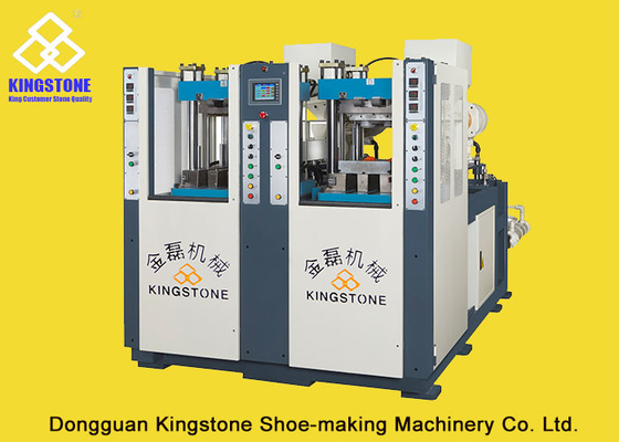 Men Leather Shoes Sole Injection Molding Machine , 2 Colors TPR Sole Making Machine