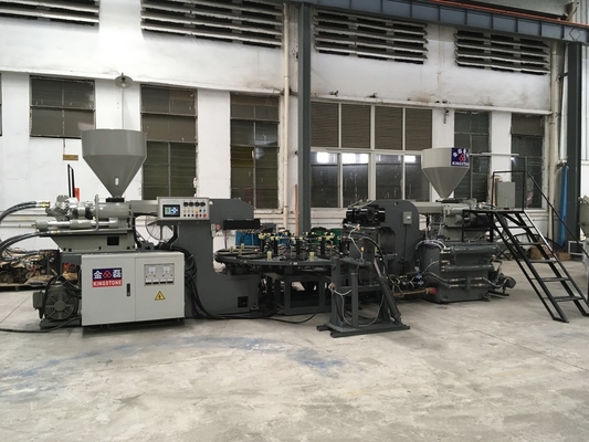 Rotary 1 2 Color PVC Sole Injection Molding Machine