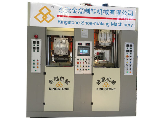 PVC TPR TPU TR Shoe Sole Making Machine With 2 Station