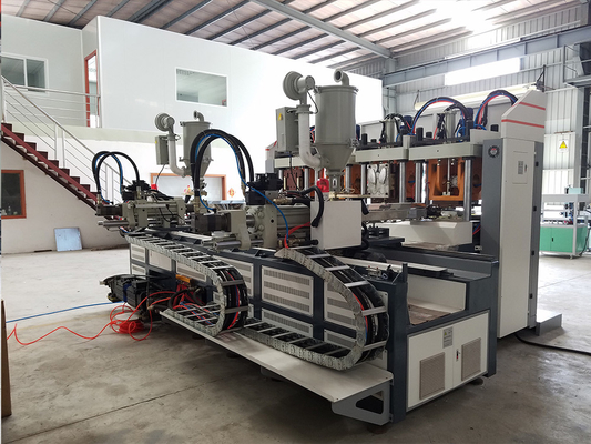 Energy - Saving Four Stations Safety Shoe Sole Making Machine With Servo Motor