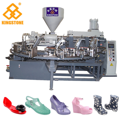 Rotary Plastic Shoes Making Machine For PVC Jelly Shoes short boots sandals slippers