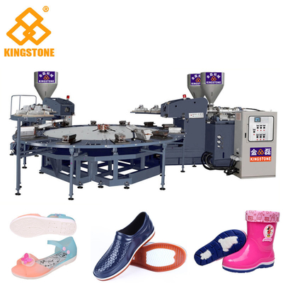 Single Color Ladies Jelly Shoe sandals Manufacturing Machines 10Cm/S Injection Speed