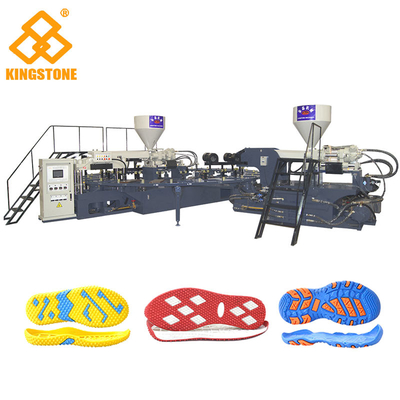 Plastic / Canvas Shoe Sole Making Machine 10 / 12 Stations with 2 Years Gurantee