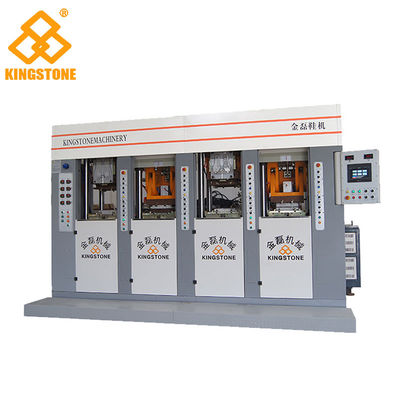 Leather Sandals Shoe Sole Making Machine , Static Two Color TPU/TR outsole Injection Molding Machine 