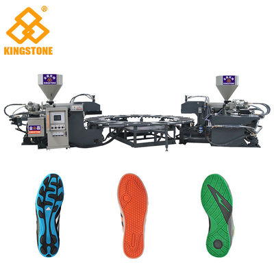 Rotary Three Color TPR PVC Sole Injection Machine Direct Injection Moulding