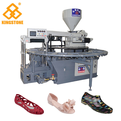 20 Stations Rotary 3 Color Automatic Plastic Sandals Shoes Making Machine