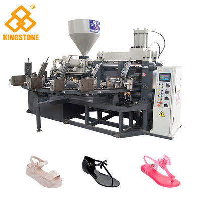 Automatic Rotary One Color Sandal Making Machine For Plastic Jelly Shoes