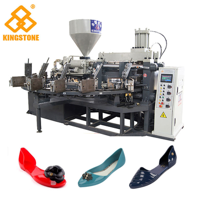 Single Color Ladies Jelly Shoe sandals Manufacturing Machines 10Cm/S Injection Speed