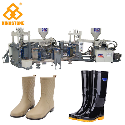 Rain / Water Boot / Gumboot/ Mineral Worker Boot Dual Injection Molding Machine Rotary Type